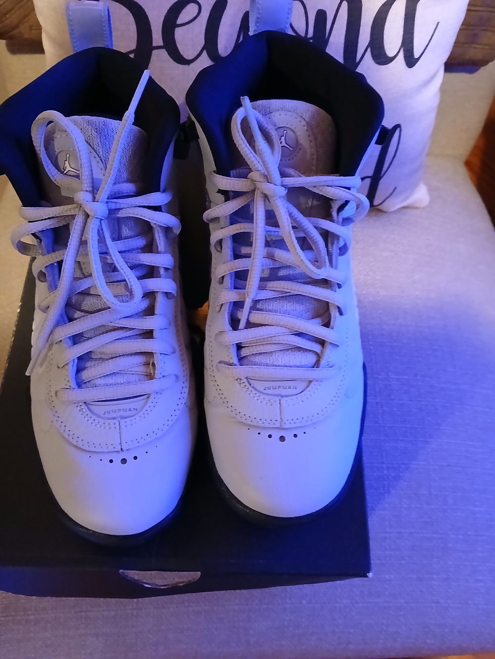 Jordan Kids' Sneakers in White and Black